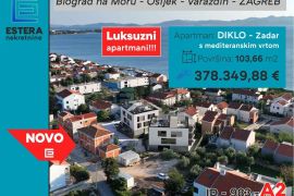 Apartman s okućnicom prodaja Diklo, Zadar 103,66 m2 NOVOGRADNJA, Zadar, Daire