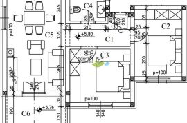 Istra, Medulin, stan 70,04 m2 prvi kat, 2SS+DB, garaža, NOVO USELJIVO #prodaja, Medulin, Διαμέρισμα