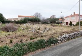 OTOK KRK, RISIKA - Građevinsko zemljište s otvorenim pogledom na more, Vrbnik, Land