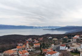 OTOK KRK, RISIKA - Građevinsko zemljište s otvorenim pogledom na more, Vrbnik, Land