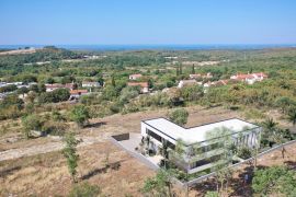 ISTRA,BALE - Zemljište s građevinskom dozvolom i pogledom na more, Bale, Arazi