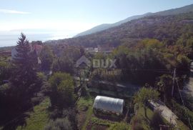 OPATIJA, IČIĆI, POLJANE- građevinsko zemljište 1400m2 s pogledom na more za obiteljsku kuću/ villu/ stambenu zgradu- stanove- apartmane/ kuću za iznajmljivanje- odmor s bazenom, Opatija - Okolica, Tierra