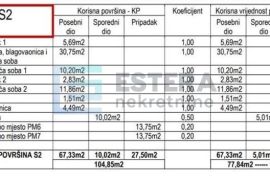 Luksuzni apartman 130 m od mora PRODAJA Petrčane 77,84 m2, Zadar - Okolica, شقة