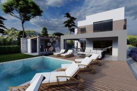 Villa s bazenom kraj potočića s pogledom na moćni Velebit, Poličnik, Maison