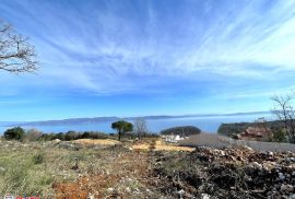 ISTRA, LABIN OKOLICA, VELIKO ZEMLJIŠTE S POGLEDOM NA MORE I DOZVOLAMA, Labin, Γη