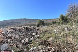 ISTRA, LABIN OKOLICA, VELIKO ZEMLJIŠTE S POGLEDOM NA MORE I DOZVOLAMA, Labin, Zemljište