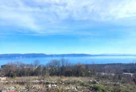 ISTRA, LABIN OKOLICA, VELIKO ZEMLJIŠTE S POGLEDOM NA MORE I DOZVOLAMA, Labin, Terrain