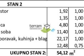 Istra, Žminj, stan 54,12m2 prizemlje, NOVO!!, #prodaja, Žminj, Kвартира