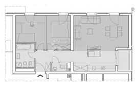 STAN SPLIT 79m2 KILA NOVOGRADNJA, Split, Wohnung