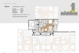 NOVOGRADNJA 1S+DB, CENTAR -B4, Labin, Kвартира