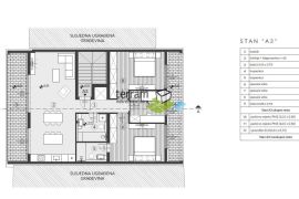 Istra, Medulin, Banjole, stan II. kat, 130,63m2, 3SS+DB, blizina mora, NOVO!! #prodaja, Medulin, Wohnung