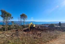 ISTRA, RABAC-LABIN, GRAĐ. ZEMLJIŠTE 1084 M2 S POGLEDOM NA MORE!, Labin, Land