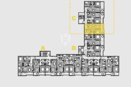Labin, dvosobni stan na prvom katu novogradnje, Labin, Διαμέρισμα