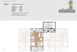 Labin, dvosobni stan na prvom katu novogradnje, Labin, Appartamento