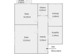 Voždovac, Šumice,  Vidska, stan  44m2, Voždovac, شقة