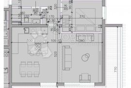 LUKSUZNA NOVOGRADNJA 2S+DB - SUKOŠAN, Sukošan, Apartamento