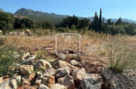 Seline - građevinski teren 1617 m2, PRVI RED DO MORA! 449000€, Starigrad, Land