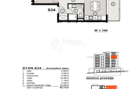 STAN SPLIT : NOVOGRADNJA, ŽNJAN, Split, Flat