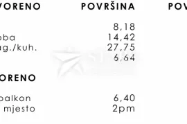 Kastav , Rešetari 1S+DB S11 novogradnja, Kastav, Kвартира