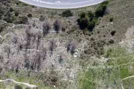 Prostrano građevno zemljište s pogledom na more, Omiš, Land