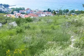 Građevinsko zemljište s pogledom na more, Omiš, Terrain