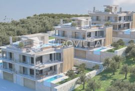 Trogir, Marina, luksuzan stan u novogradnji s krovnim bazenom, 243,14 m2, Marina, Flat