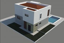 Kuća u izgradnji s bazenom i pogledom na more, okolica Marčane, Marčana, Σπίτι