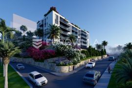 Makarska, novogradnja, jednosoban stan s natkrivenom terasom, 52.10m2, Makarska, Appartment