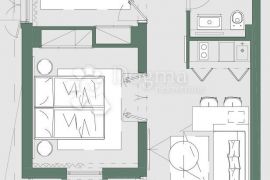 DALMACIJA, 48.90 M2, 2S+DB, Kukljica, Appartamento