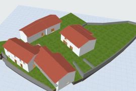 Projekt 6 ruralnih kuća s baazenom i dodatnim sadržajem, šira okolica Matulja, Matulji, Ev