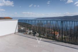 Istra, Labin, okolica, kuća s otvorenim pogledom na more, Kršan, بيت