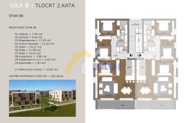 PENTHOUSE U URBANOJ VILI SA POGLEDOM NA MORE 5*, Labin, Wohnung