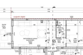 Trogir-Marina, useljiv dvosoban stan 57,6 m2 s krovnom terasom 150m od mora, Marina, Stan