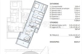 PAG, ŠIMUNI - MODERAN TROSOBAN STAN 120 METARA OD MORA (S2), Pag, Appartment