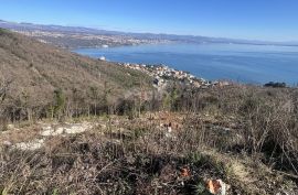 OPATIJA ,KOLAVIĆI- građ. zemljište, 1017 m2, PANORAMSKI POGLED NA MORE!!!, Opatija - Okolica, Terreno