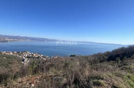 OPATIJA ,KOLAVIĆI- građ. zemljište, 1017 m2, PANORAMSKI POGLED NA MORE!!!, Opatija - Okolica, Земля