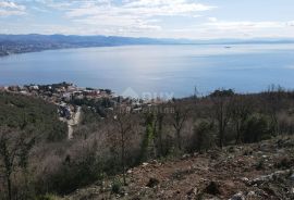 OPATIJA ,KOLAVIĆI- građ. zemljište, 914 m2, PANORAMSKI POGLED NA MORE!!!, Opatija - Okolica, Terra