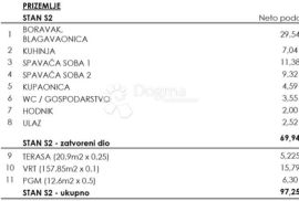 Luksuzna Novogradnja Maksimir 97m2 (vrt, GPM), Maksimir, Wohnung