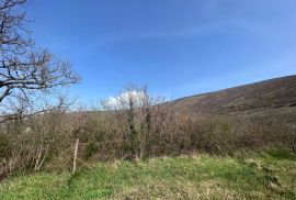 ISTRA, KRŠAN - Građevinsko zemljište u prirodi s pogledom, Kršan, Terreno