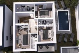 Medulin, moderna samostojeća kuća  oznake S1 , NKP 120 m2 u blizini mora na okućnici 150 m2, Medulin, Casa