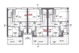 Dvosoban stan (S3) u novogradnji, 200m od mora, Mandre, Kolan, Flat