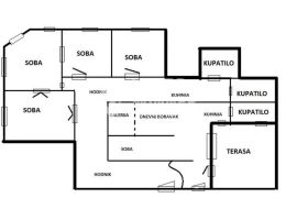 Izuzetna lokacija za poslovni prostor i dnevnu rentu ID#7894, Zvezdara, Διαμέρισμα