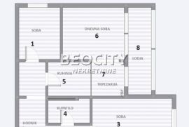 Novi Beograd, Blok 44, Nehruova, 3.0, 66m2, Novi Beograd, Flat