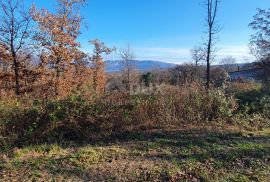 ISTRA, LABIN - Prilika! Građevinsko zemljište (2182 m2), prekrasan otvoreni pogled, Pićan, Arazi