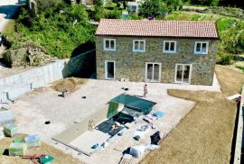 ISTRA, MOMJAN - Istarska kamena kuća s bazenom i pogledom na more, Buje, Famiglia