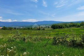 ISTRA, PIĆAN - Prostrani kompleks građevinskog i poljoprivrednog zemljišta sa otvorenim pogledom na prirodu, Pićan, Land