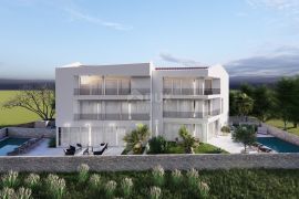 OTOK KRK, ŠILO - Penthouse s pogledom na more, Dobrinj, Appartamento