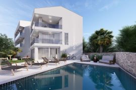 OTOK KRK, ŠILO - Penthouse s pogledom na more, Dobrinj, Stan