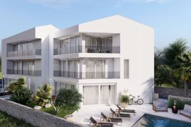 OTOK KRK, ŠILO - Penthouse s pogledom na more, Dobrinj, Διαμέρισμα