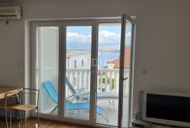 Otok Krk, Porat - Dvoetažni stan sa pogledom na more, Malinska-Dubašnica, Apartamento